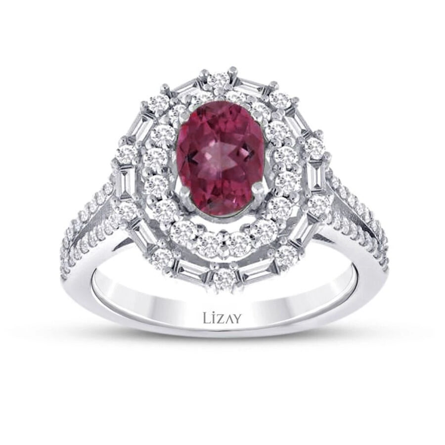 7.21 Karat Diamant Rubin Set