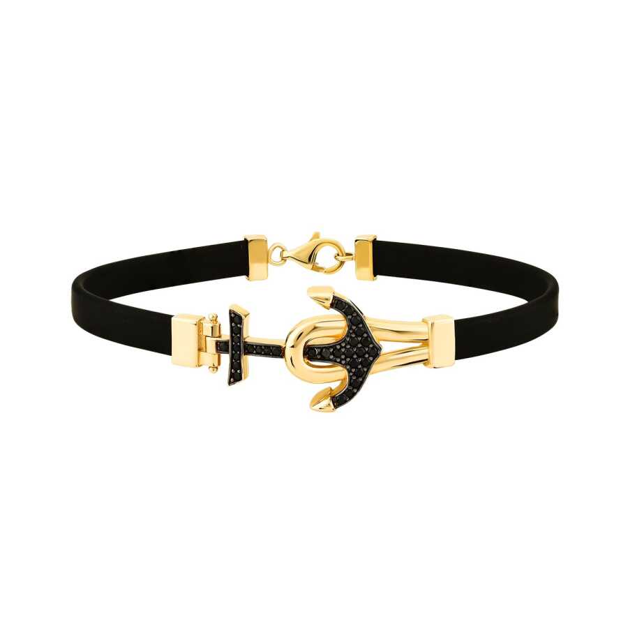 Gold Anker Herren Armband