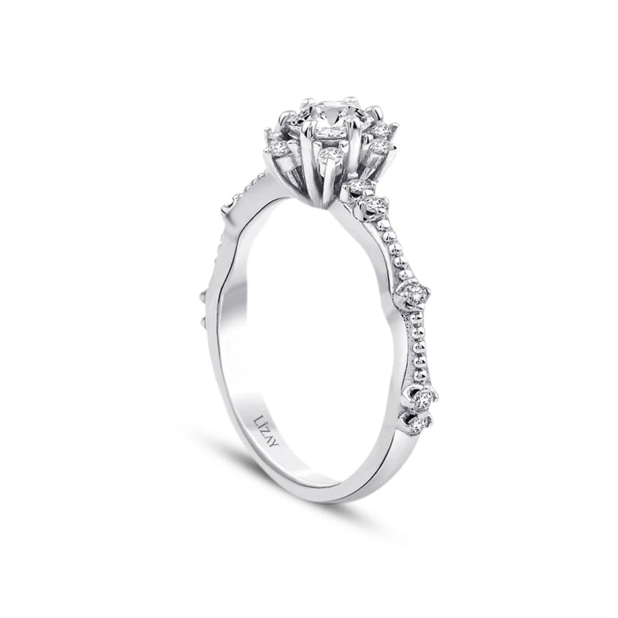 0.51 ct. Diamant Rund Solitär Verlobungsring