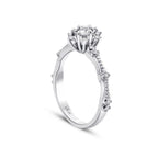 0.51 ct. Diamant Rund Solitär Verlobungsring