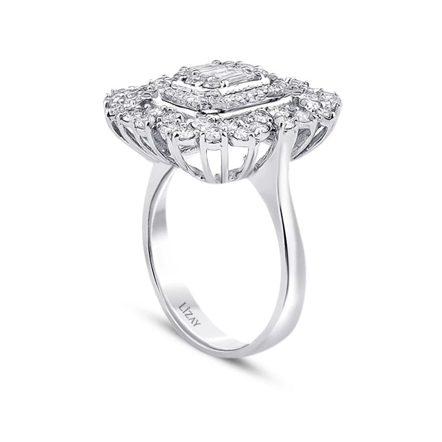 1.36 ct. Diamant Baguette Ring