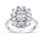 0.77 ct. Diamant Baguette Ring