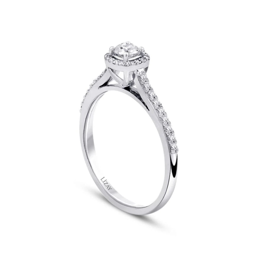 0.32 ct. Diamant Rund Solitär Verlobungsring