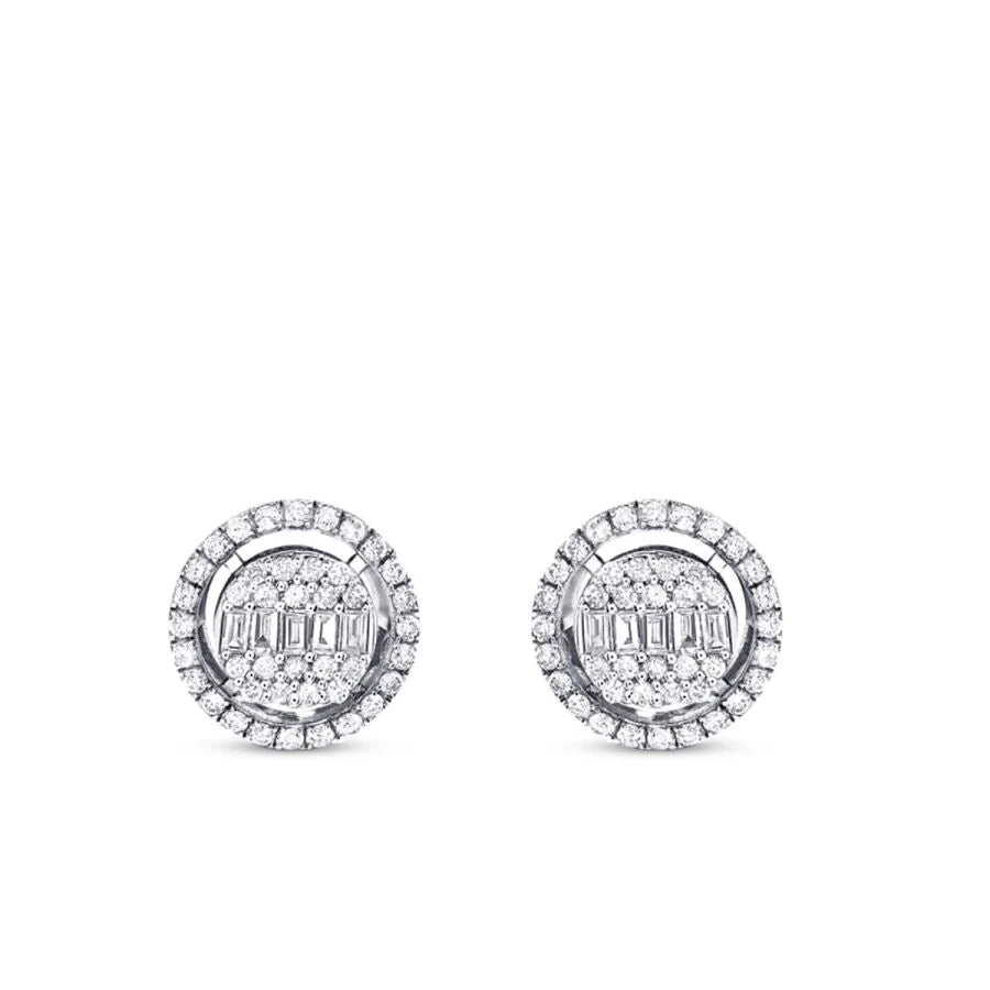 0.55 ct. Diamant Baguette Ohrringe