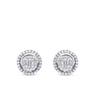 0.55 ct. Diamant Baguette Ohrringe