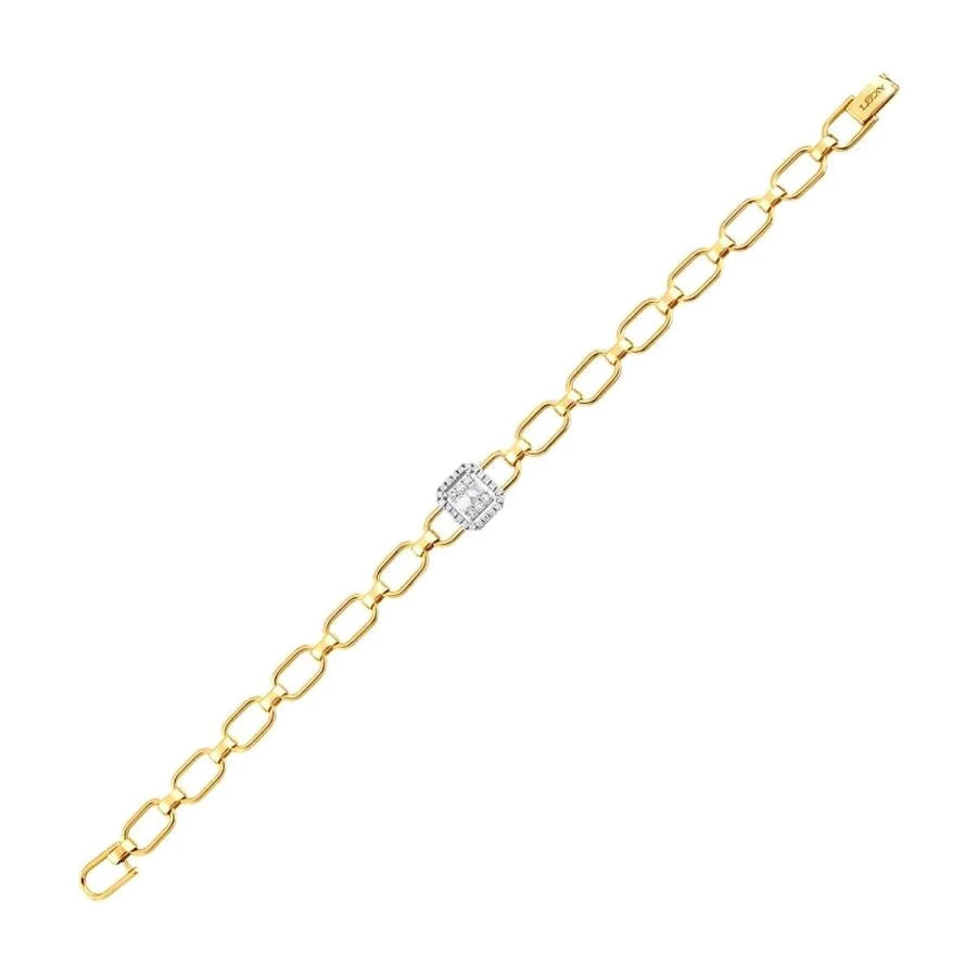 0.26 ct. Diamant Baguette Armband