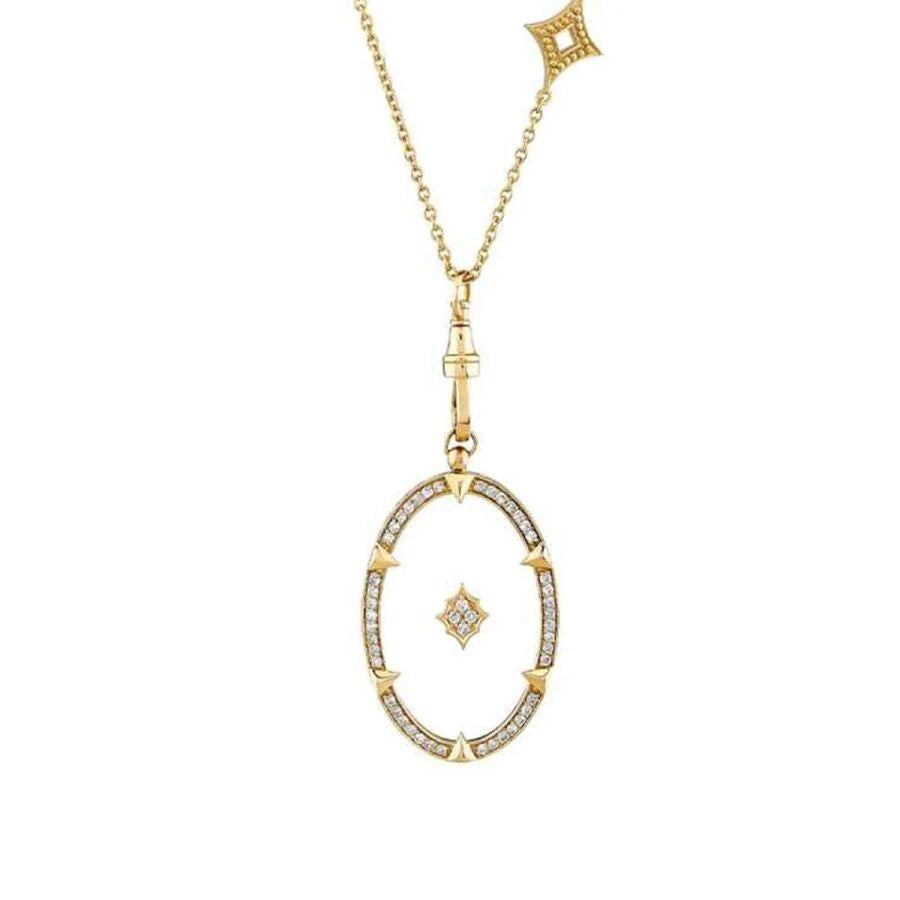 0.38 ct. Diamant Unsichtbare Halskette