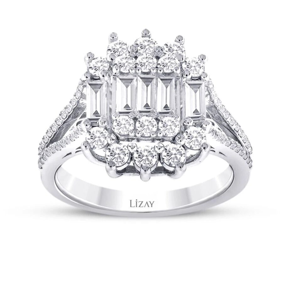 1.36 ct. Diamant Baguette Ring