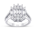 1.36 ct. Diamant Baguette Ring