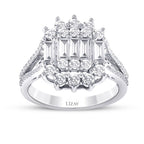 1.36 ct. Diamant Baguette Ring