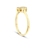 0.24 ct. Diamant Baguette Rund Ring