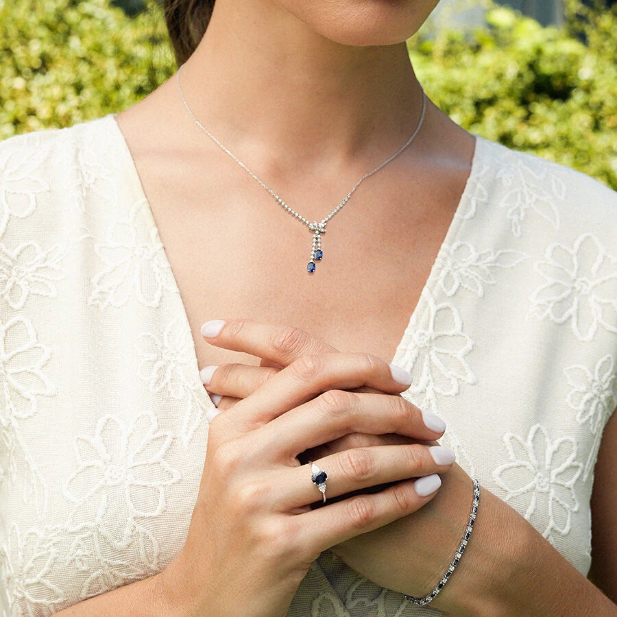 2.19 ct. Diamant Saphir Armband