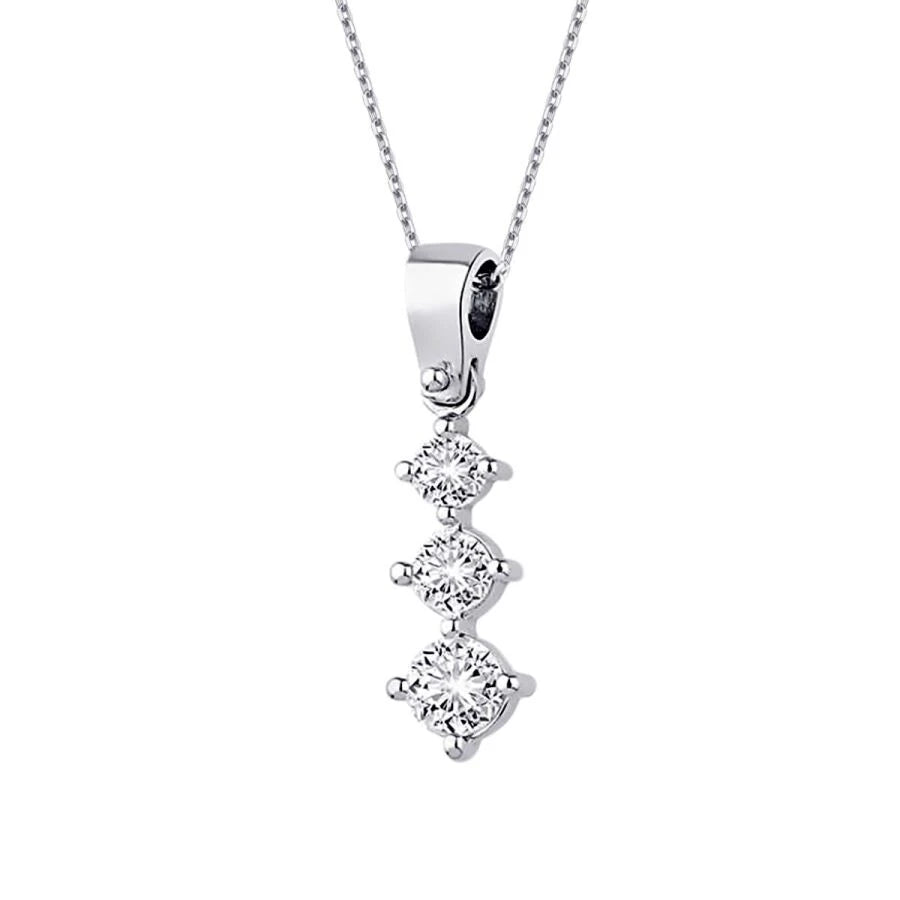 0.40 ct. Diamant Tria Halskette