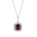 1.40 ct. Diamant Rubin Halskette