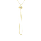 Gold Shamballa Armband mit Nordstern