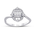0.31 ct. Diamant Baguette Ring