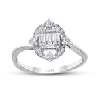 0.31 ct. Diamant Baguette Ring