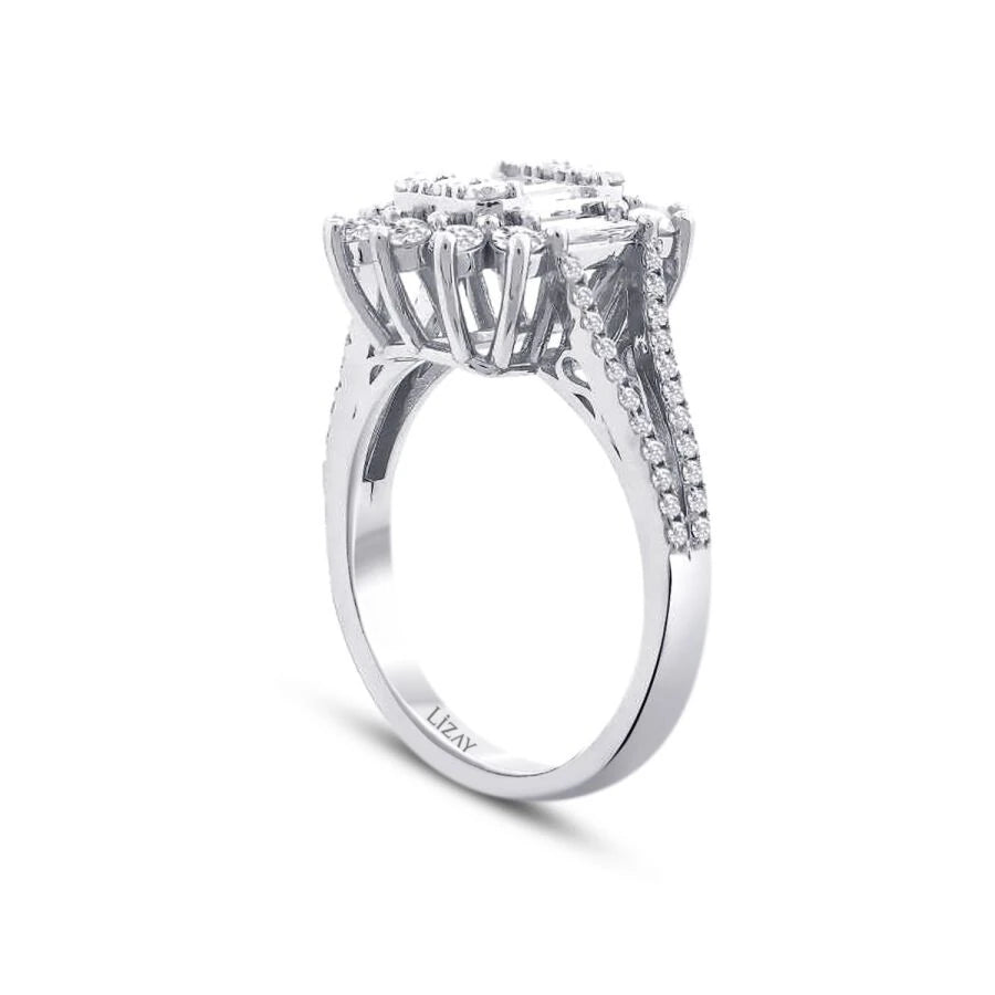 1.36 ct. Diamant Baguette Ring