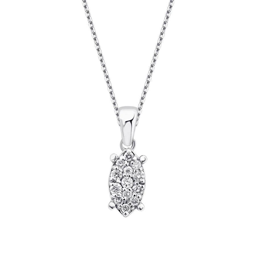 0.13 ct. Diamant Trend Halskatte
