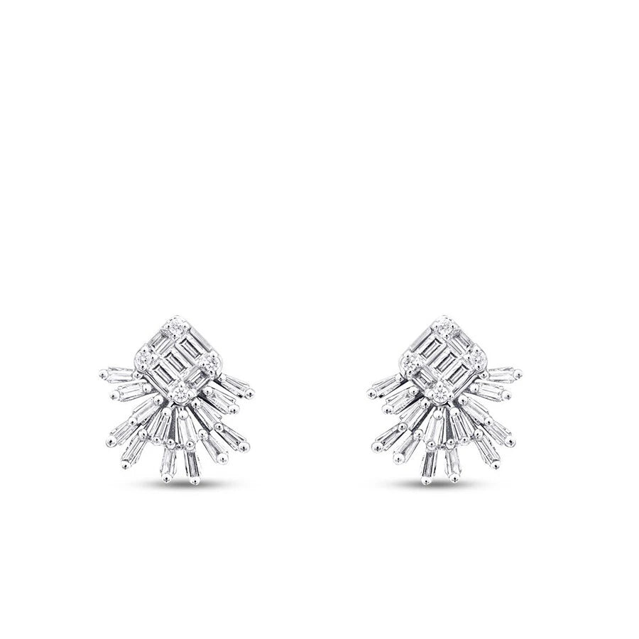 0.59 ct. Diamant Baguette Ohrringe