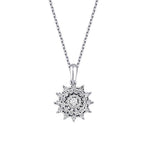 0.13 ct. Diamant Sonnen Halskette