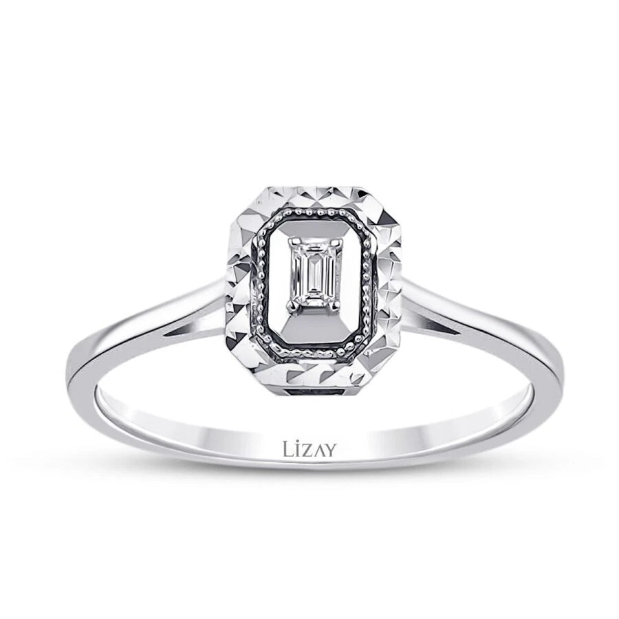 0.18 Karat Diamant Effect Baguette Set