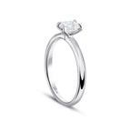 0.50 ct. Diamant Smaragd Schliff Solitär Verlobungsring