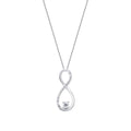 0.10 ct. Diamant Infinity Halskette