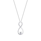 0.10 ct. Diamant Infinity Halskette