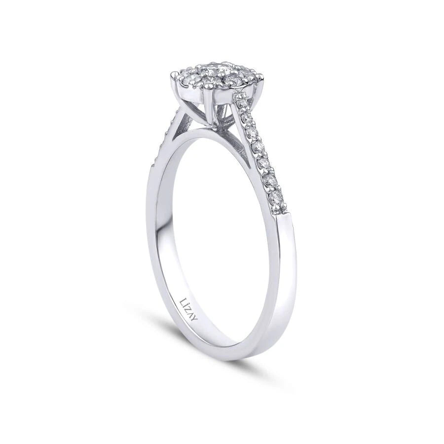 0.35 ct. Diamant Trend Rund Solitär Verlobungsring