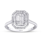 0.35 ct. Diamant Baguette Ring