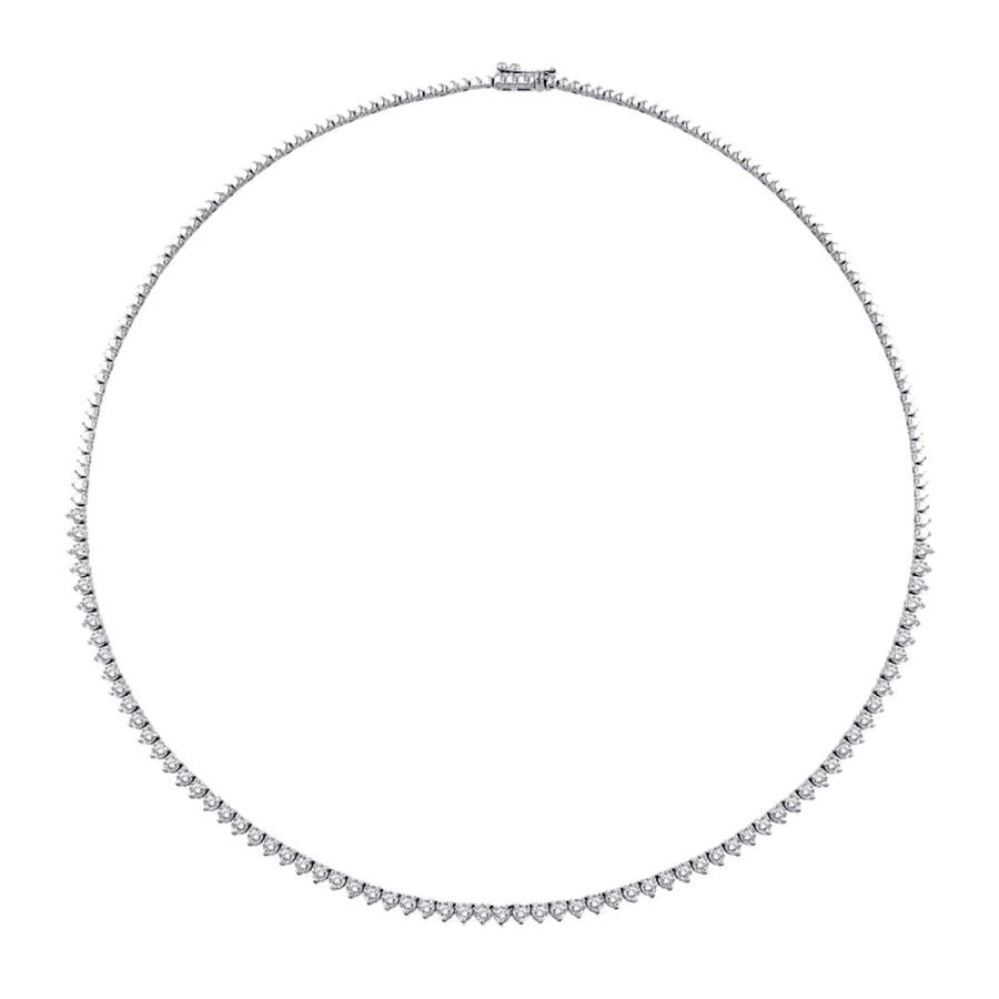 3.21 ct. Diamant Tennis Halskette