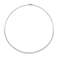 3.21 ct. Diamant Tennis Halskette