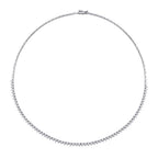 3.21 ct. Diamant Tennis Halskette