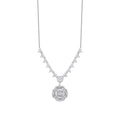 1.03 ct. Diamant Baguette Halskette