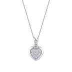 0.14 ct. Diamant Herz Trend Halskette