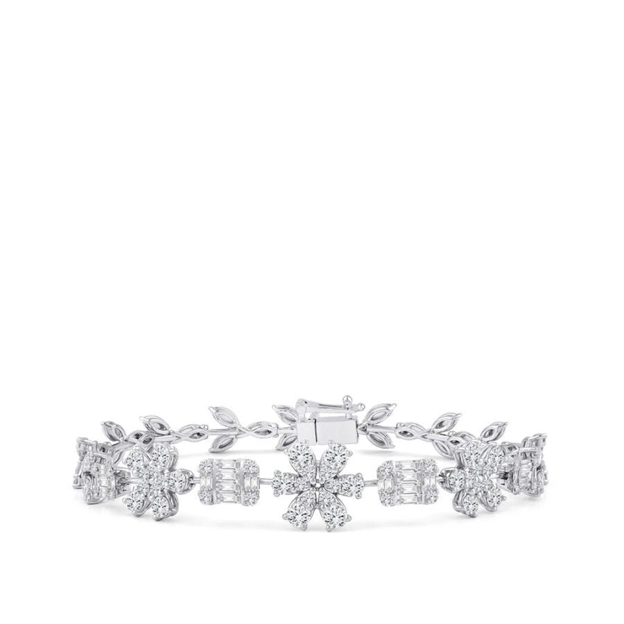 3.89 ct. Diamant Baguette Armband