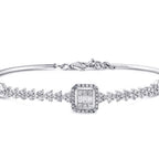 0.93 ct. Diamant Baguette Armreif