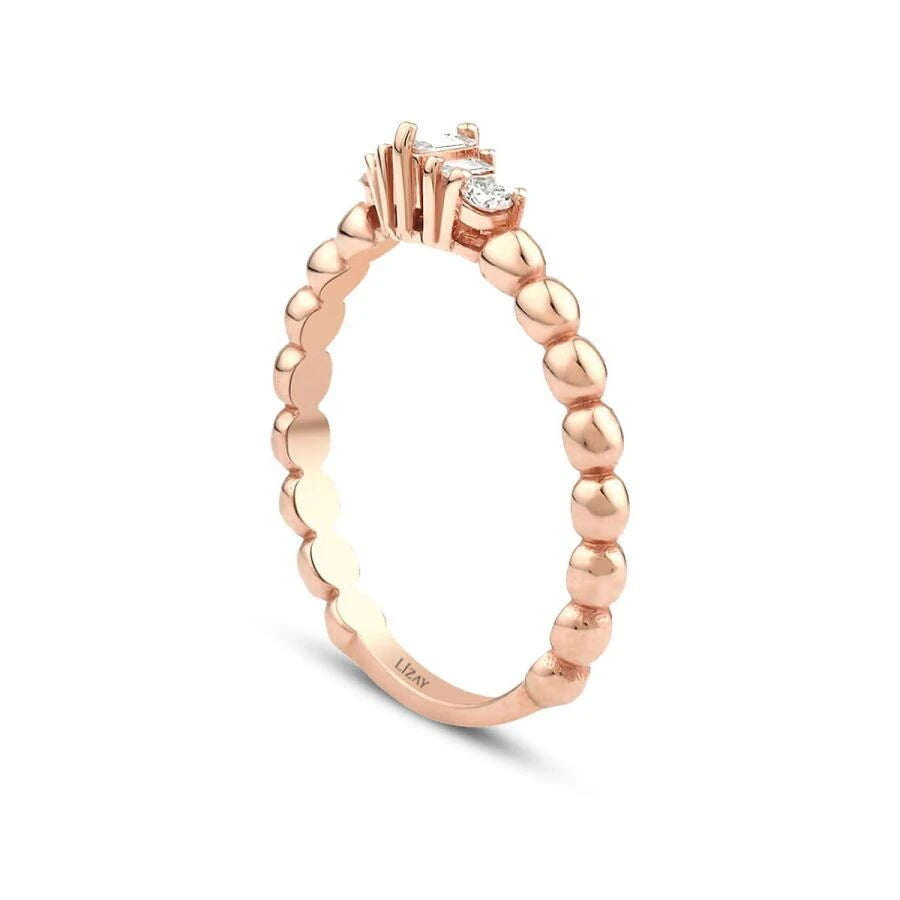 0.15 ct. Diamant Baguette Ring