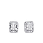0.28 ct. Diamant Baguette Ohrringe