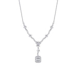 1.20 ct. Diamant Baguette Halskette