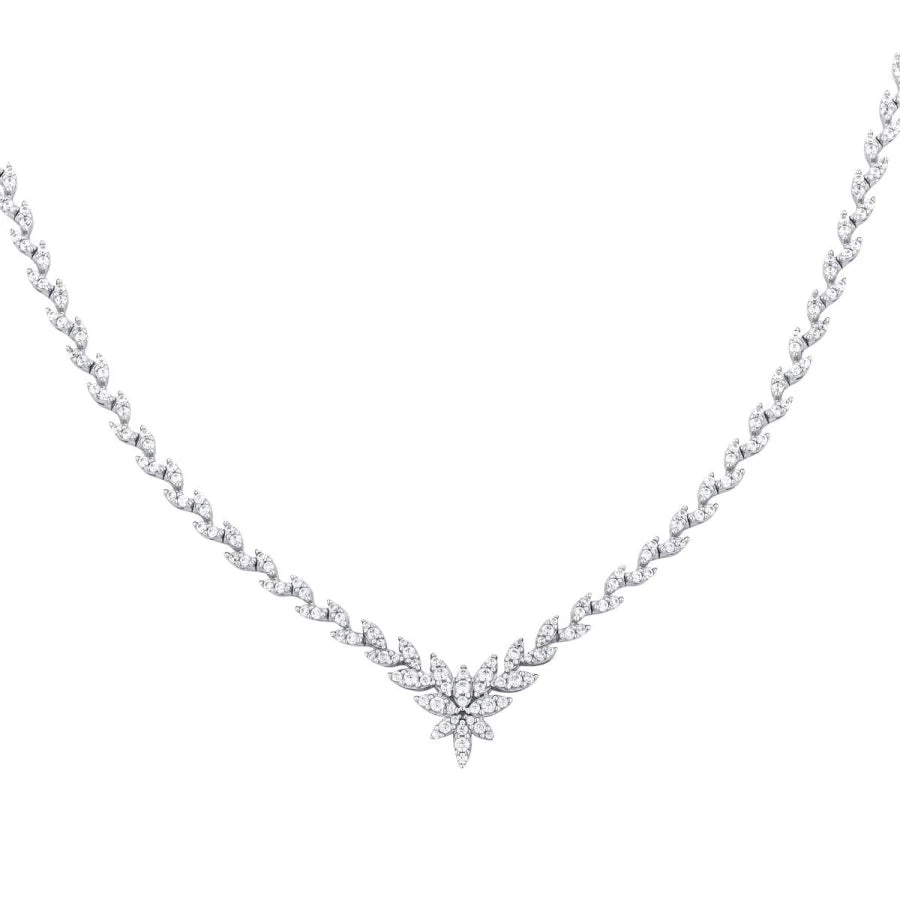 Gold Blätter Halskette