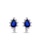 1.69 ct. Diamant Saphir Ohrringe