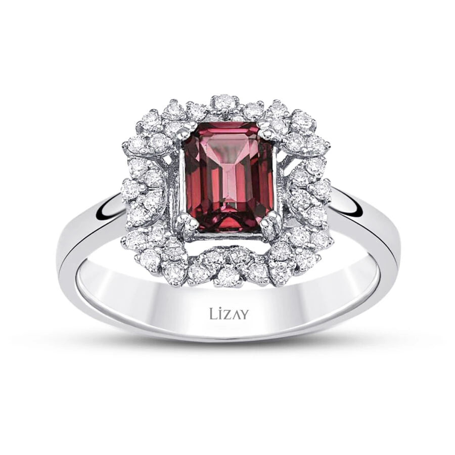 3.33 ct. Diamant Rubin Ring