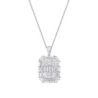 1.43 ct. Diamant Baguette Halskette
