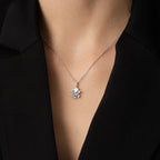 0.33 ct. Diamant Baguette Halskette