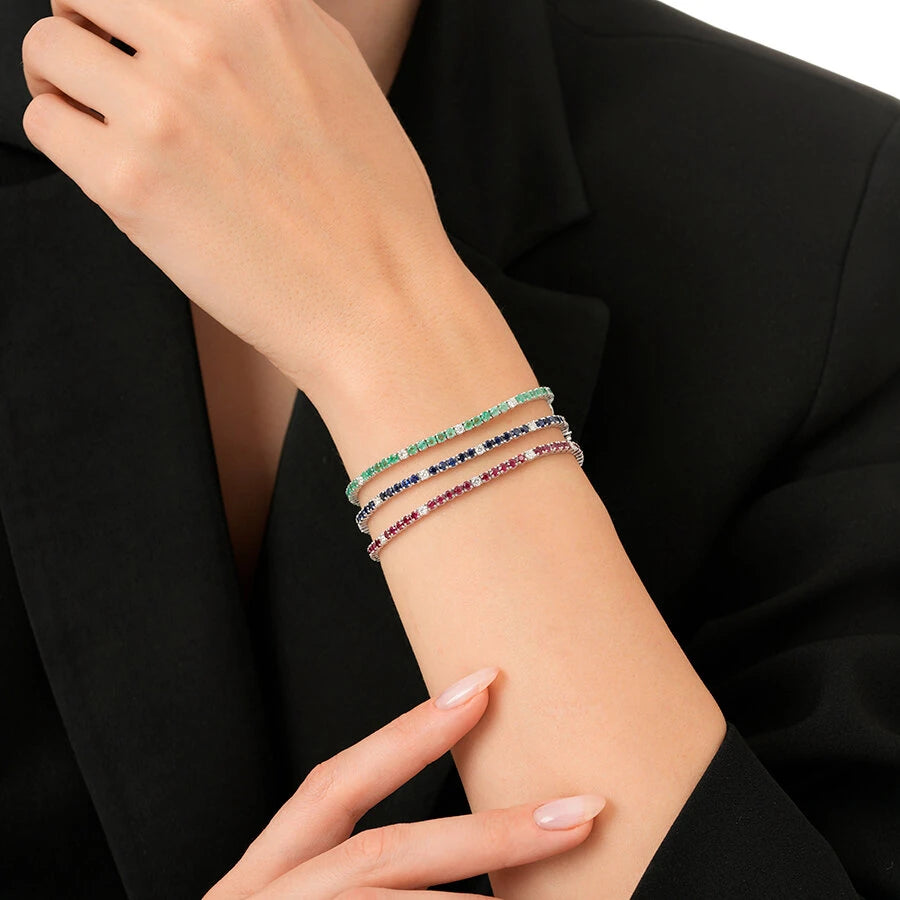 3.92 ct. Diamant Rubin Armband