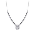 1.02 ct. Diamant Baguette Halskette