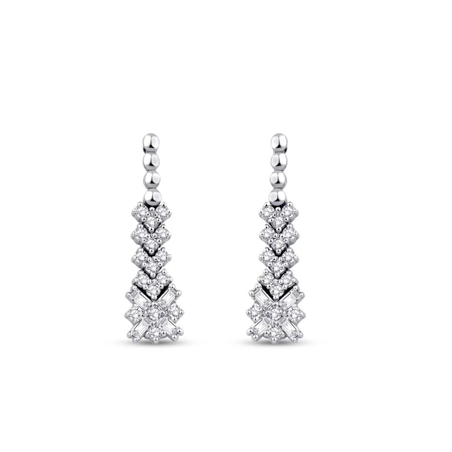 0.50 ct. Diamant Baguette Ohrringe