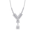 0.45 ct. Diamant Baguette Halskette